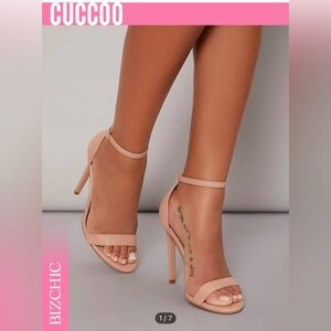 SHEIN BIZCHIC Minimalist Stiletto Heeled Ankle Strap